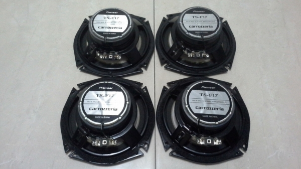 ลำโพง Pioneer 6.5" TS-F17 แกนร่วม 2 ทาง มือสองญี่ปุ่น
