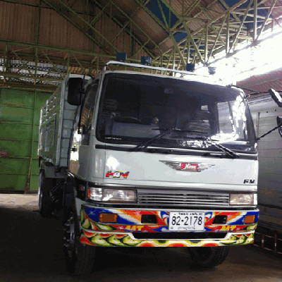 ขายรถ 10ล้อดั้ม 2เพลา HINO FM3MF 240แรงม้าเทอร์โบกะบะ สามมิตร