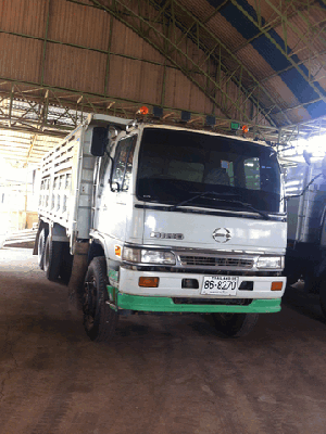 ขายรถ10ล้อดั้ม HINO FM3M สโลว์กลาง รถพร้อมใช้งาน กะบะ สามมิตร