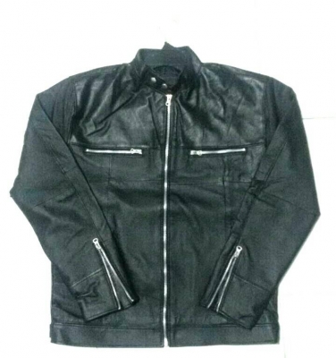 เสื้อหนังคอจีน มีสีดำ/น้ำตาล ของใหมทุกตัว มีทุกไซส์ ครับ