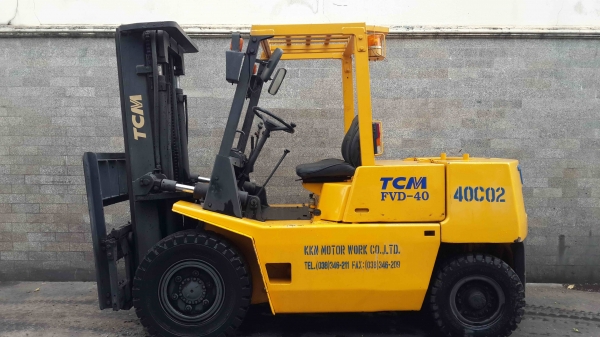 ขาย รถโฟล์คลิฟท์ TCM 4ตัน รุ่น FD40Z6 ฟลูฟรี+สไลด์