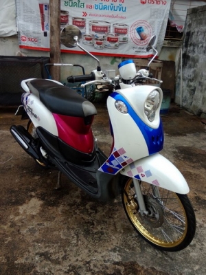 Fino ลายณเดช รถปี56 แต่งหล่อ เครื่องเดิมสนิท แต่งสวยภายนอกอย่างเดียว ราคาถูก