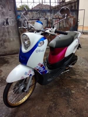 Fino ลายณเดช รถปี56 แต่งหล่อ เครื่องเดิมสนิท แต่งสวยภายนอกอย่างเดียว ราคาถูก