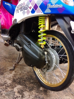 Fino ลายณเดช รถปี56 แต่งหล่อ เครื่องเดิมสนิท แต่งสวยภายนอกอย่างเดียว ราคาถูก