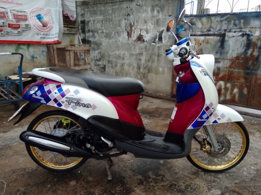 Fino ลายณเดช รถปี56 แต่งหล่อ เครื่องเดิมสนิท แต่งสวยภายนอกอย่างเดียว ราคาถูก