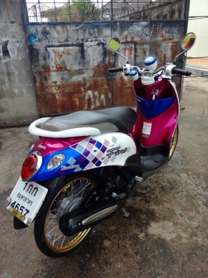 Fino ลายณเดช รถปี56 แต่งหล่อ เครื่องเดิมสนิท แต่งสวยภายนอกอย่างเดียว ราคาถูก