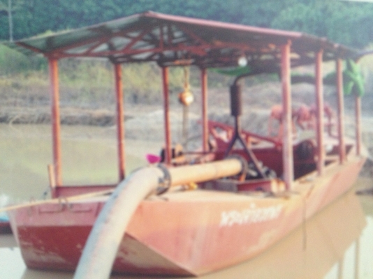 เรือดูดทรายสภาพใหม่จริงๆ เชียงรายพร้อมใช้งาน