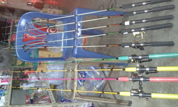 คันเบ็ดตกกุ้งคันละ 100