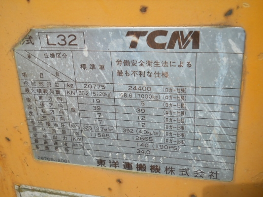 ขายรถตัก TCM L32-2