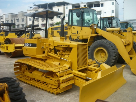 รถดันดิน Komatsu D21-5 สไลค์ได้ 6 ทิศทาง รถเก่านอก ยังไม่ผ่านการใช้งานในไทย
