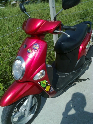 ขายYamaha Fiore ปี55 สีแดง หัวฉีด รถบ้านสภาพสวย