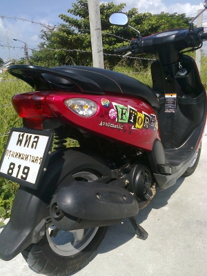 ขายYamaha Fiore ปี55 สีแดง หัวฉีด รถบ้านสภาพสวย