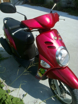 ขายYamaha Fiore ปี55 สีแดง หัวฉีด รถบ้านสภาพสวย