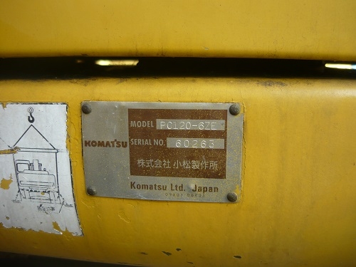 รถขุด Komatsu PC120-6 รถเก่านอก  นำเข้าจากญี่ปุ่น ระบบไฟฟ้าครบ สภาพเดิมๆ