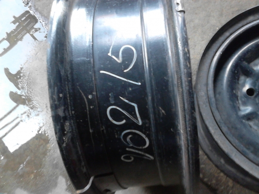 กะทะมีคิ้ว ขอบ 15 ขนาดรถ 6 ล้อกลาง มี 2 ใบ TEL.081-427-3941