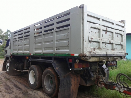 ขายรถพ่วงดั้มแม่ลูก HINO FM3M 240 แรงกระบะเสรีชัยทะเบียนเต็มชุดโอนพร้อม