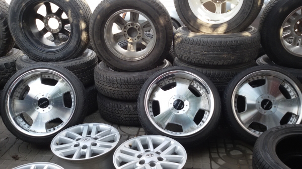 ล้อ vipขอบ19 5รู114พร้อมยางชุดละ19500