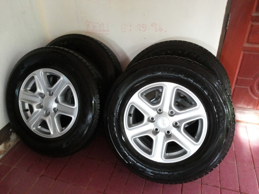 แม๊ก 17 นิ้ว ford ranger 2.2 พร้อมยาง 265/65/r17 ปี 2013