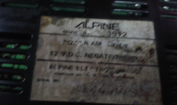 ขายแอมป์ ALPINE รุ่น 3512 (2ch) เสียงสวรรค์ของแท้ 100\% ขายแอมป์ ALPINE รุ่น 3512 (2ch) เสียงสวรรค์ของแท้ 100\%