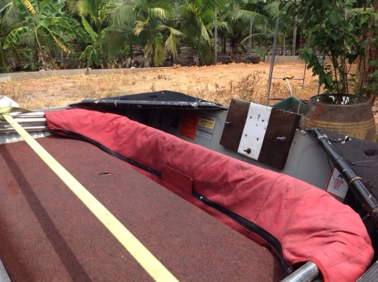 ขายเรือ อลูพร้อมเล่น 55,000 บาท+แถมมอเตอร์ไกด์ฟุตคอนโทร