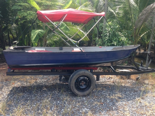 ขายเรือ อลูพร้อมเล่น 55,000 บาท+แถมมอเตอร์ไกด์ฟุตคอนโทร