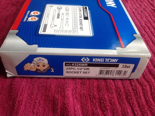 ชุดบล็อก kingtony No. 4326MR ชุดบล็อก kingtony No. 4326MR