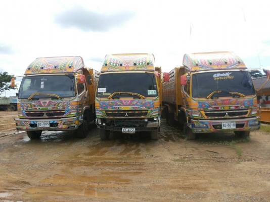 รถบรรทุก 10 ล้อ ใหญ่แม่ลูก 3 ชุด MITSUBISHI ชุดละ 2400000 (ราคาต่อรอง)