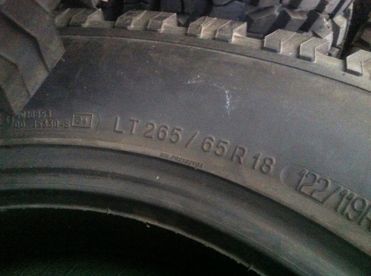 ขายยาง BF Goodrich All-terrain 265 65 r18  ยางใหม่ปี12