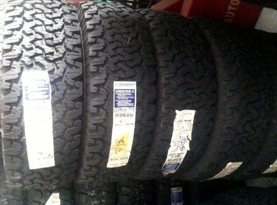 ขายยาง BF Goodrich All-terrain 265 65 r18  ยางใหม่ปี12