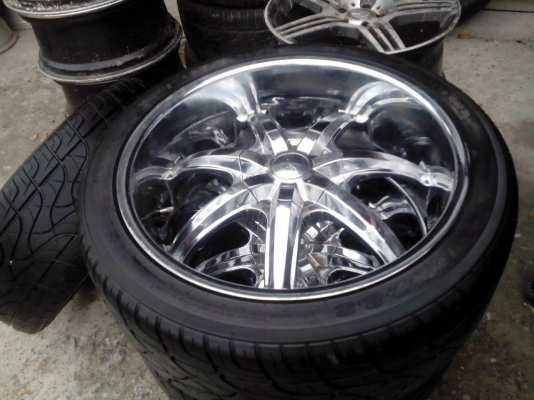 ขายเเม๊ก 22 นิ้วพร้อมยาง ราคาไม่เเพงจัดส่งได้ทั่วประเทศ