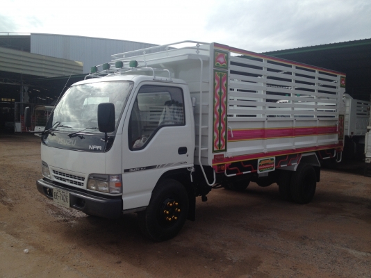 ขาย 6 ล้อดั้มพ์คอกสูง ISUZU NPR  เครื่อง 130 แรงม้ากระบะยาว 5 เมตร สูง 1.70 เมตร กว้าง 2.15 เมตร ดั้มพ์ 6 ตันยาง 825/16 รถทำใหม่ทั้งคันรับประกัน เครื่อง เกียร์ แอร์ เฟืองท้ายระบบไฟระบบ เบรค ลมคลัช ช่วงล่าง นาน 1 เดือน มีทั้งแบบเก็บงานใหม่เช็คใหม่และแบบตาม