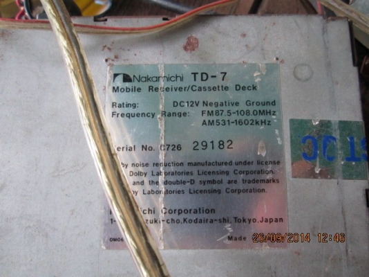 ขายnakamichi td7 ขายnakamichi td7