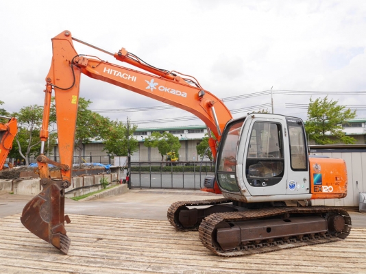 รถขุดเก่าญี่ปุ่น Hitachi EX120-5 ราคาไม่แพงครับ กำลังเดินทางมาจากญี่ปุ่น