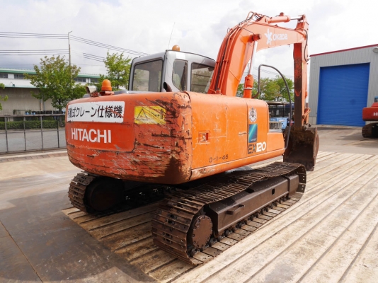 รถขุดเก่าญี่ปุ่น Hitachi EX120-5 ราคาไม่แพงครับ กำลังเดินทางมาจากญี่ปุ่น