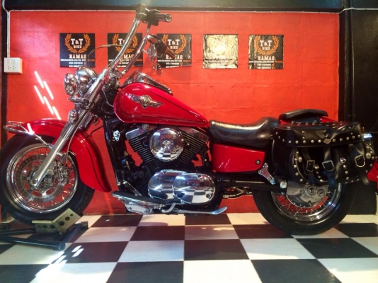T&amp;T BIKE RAMA2 ขาย KAWASAKI VULCAN CLASSIC1500 ปี2000เอกสาร อินวอย สรรพสามิต แท้ รถไม่เคยล้มไม่มีลอย ราคา169000
