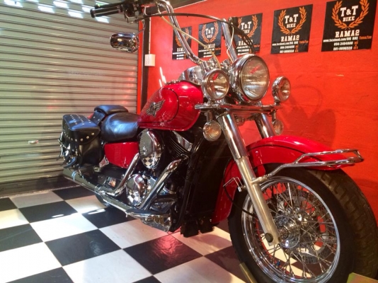 T&amp;T BIKE RAMA2 ขาย KAWASAKI VULCAN CLASSIC1500 ปี2000เอกสาร อินวอย สรรพสามิต แท้ รถไม่เคยล้มไม่มีลอย ราคา169000