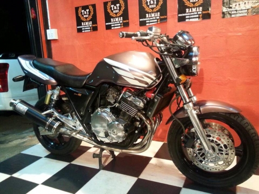 T&T BIKE RAMA2 ขาย HONDA CB400 ปี94 อินวอย สรรพสามิต แท้ ระบบไฟใช้ได้ครบ ราคา 59500 T&T BIKE RAMA2 ขาย HONDA CB400 ปี94 อินวอย สรรพสามิต แท้ ระบบไฟใช้ได้ครบ ราคา 59500
