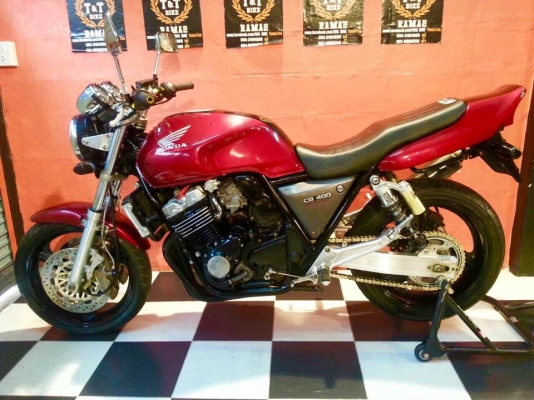T&amp;T BIKE RAMA2 ขายHONDA CB400 ปี96 VS.R  เอกสารinv+สพมแท้ ปั้มเบรคล่างTOKICO 6 PORT ราคา 62500฿