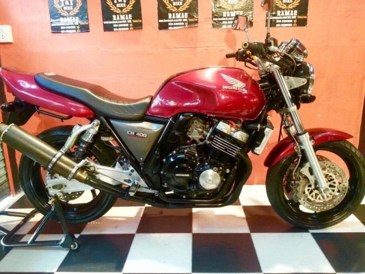 T&amp;T BIKE RAMA2 ขายHONDA CB400 ปี96 VS.R  เอกสารinv+สพมแท้ ปั้มเบรคล่างTOKICO 6 PORT ราคา 62500฿