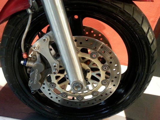 T&amp;T BIKE RAMA2 ขายHONDA CB400 ปี96 VS.R  เอกสารinv+สพมแท้ ปั้มเบรคล่างTOKICO 6 PORT ราคา 62500฿