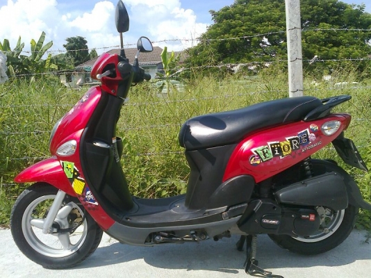 ขายYamaha Fiore ปี55 สีแดง หัวฉีด รถบ้านสภาพสวย