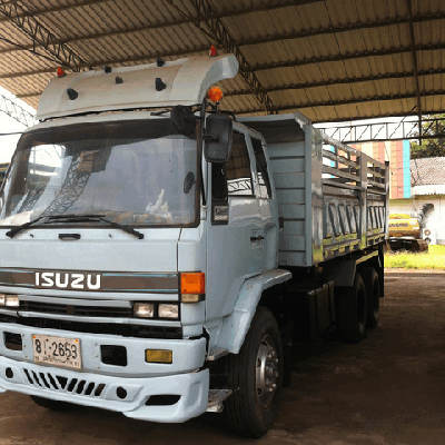 ขารถบรรทุก10 ดั้ม ISUZU 175 แรงม้ากะบะยาว5.5เมตร พร้อมใช้งาน