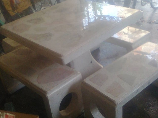 ขายโต๊ะหินอ่อน ทรงญี่ป่นชุดใหญ่