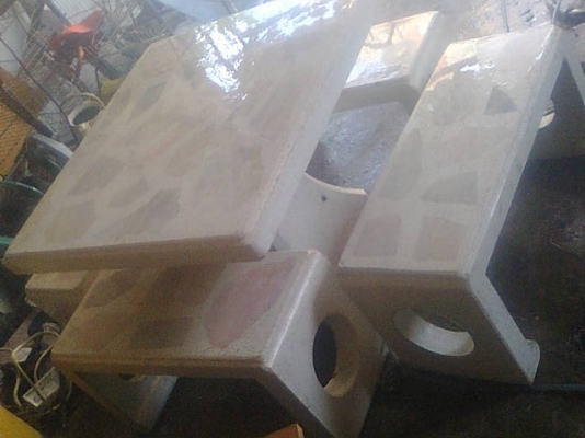 ขายโต๊ะหินอ่อน ทรงญี่ป่นชุดใหญ่