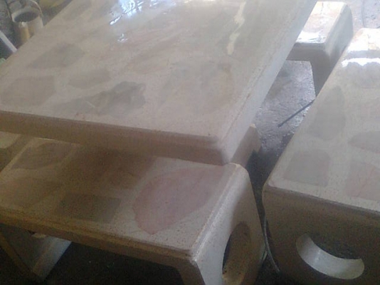 ขายโต๊ะหินอ่อน ทรงญี่ป่นชุดใหญ่