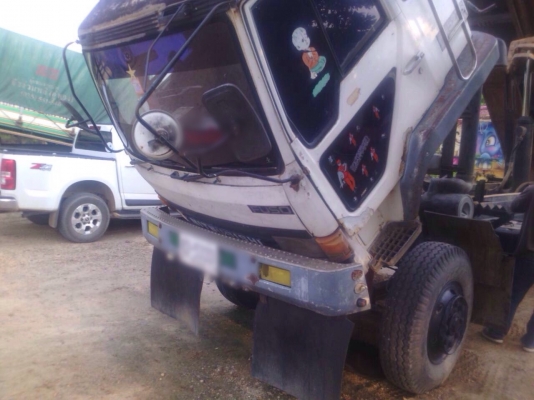 ขายรถบรรทุกสิบล้อดัมพ์ MITSUBISHI TD ซีเรียล 3,0xx กระบะดัมพ์สามมิตร เครื่อง  6d16-195 แรง ทะเบียนพร้อม