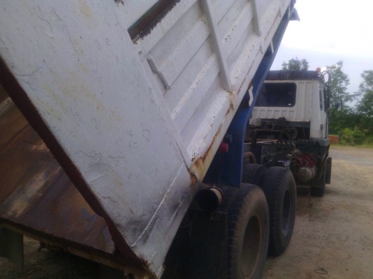 ขายรถบรรทุกสิบล้อดัมพ์ MITSUBISHI TD ซีเรียล 3,0xx กระบะดัมพ์สามมิตร เครื่อง  6d16-195 แรง ทะเบียนพร้อม