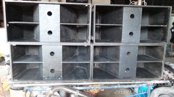 ขายตู้ ลำโพง กลางแจ้ง พร้อมดอก 18 นิ้ว