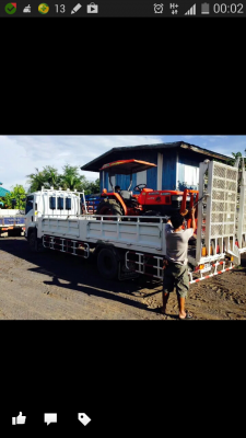 คูโบต้า L3408 4 WD 2 เพลาพร้อมใบมีดดันหน้า สภาพดีมากพร้อมใช้งาน