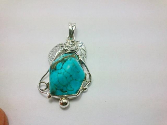 จี้เงินพลอยขี้นก